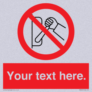 Custom Do Not Operate Sign